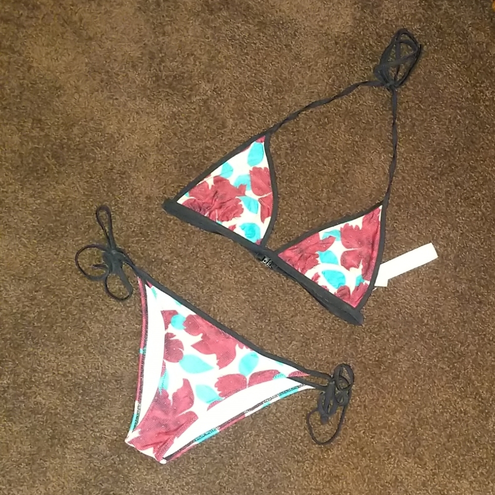 Diesel Floral String Bikini